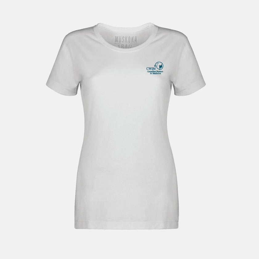 Women's Poly/Cotton Crewneck T-Shirt (Canadian Women in Medicine)